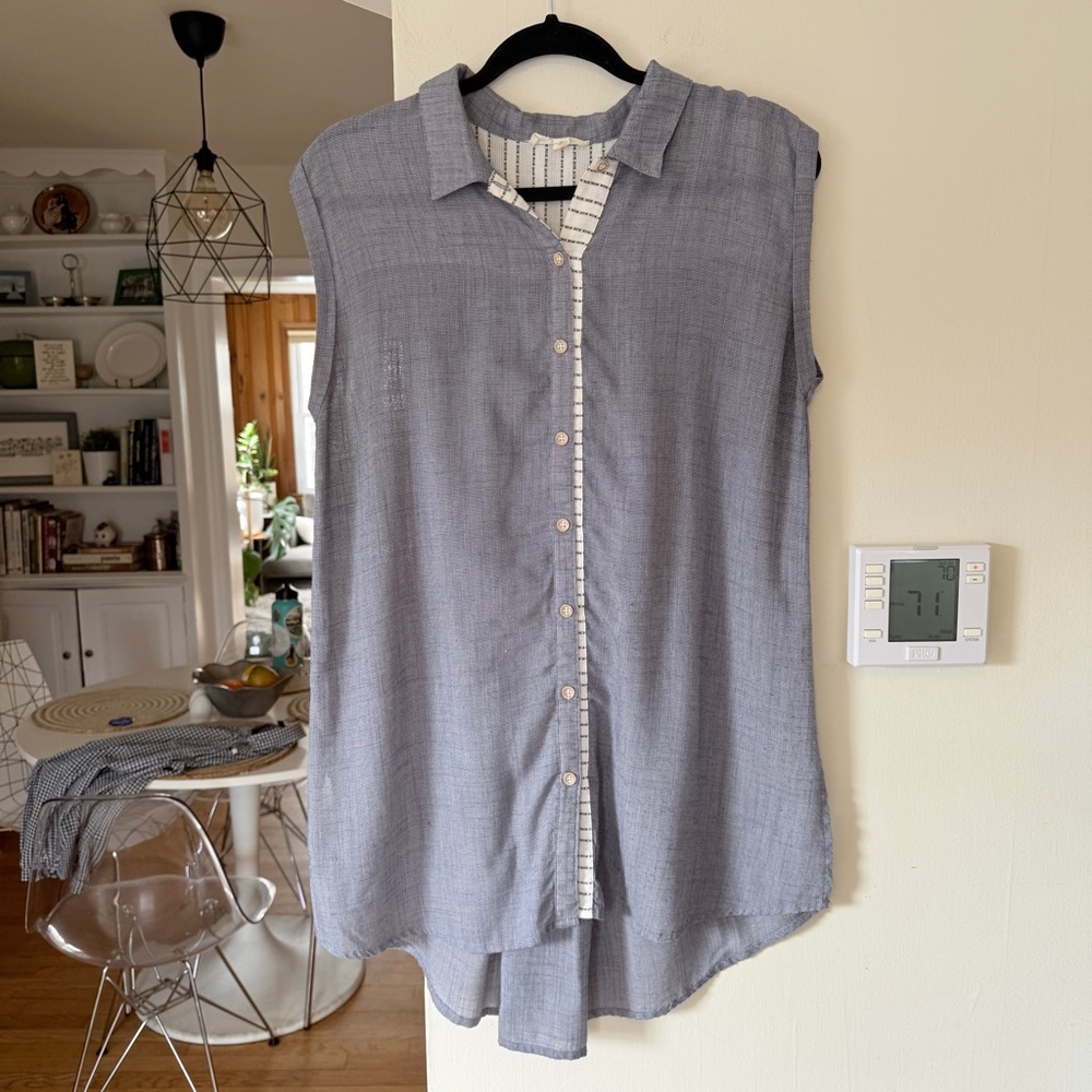 Chambray Tunic Tank